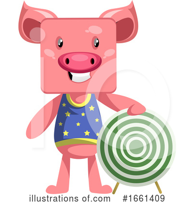 Royalty-Free (RF) Pig Clipart Illustration by Morphart Creations - Stock Sample #1661409