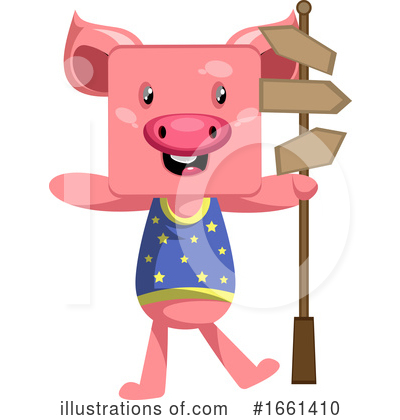 Royalty-Free (RF) Pig Clipart Illustration by Morphart Creations - Stock Sample #1661410