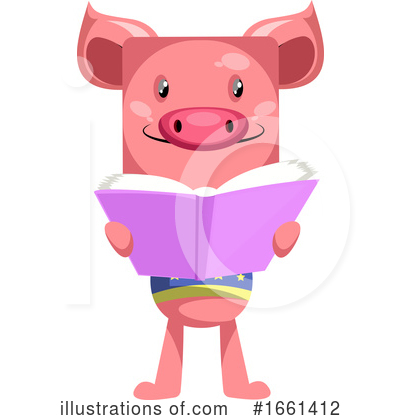 Royalty-Free (RF) Pig Clipart Illustration by Morphart Creations - Stock Sample #1661412