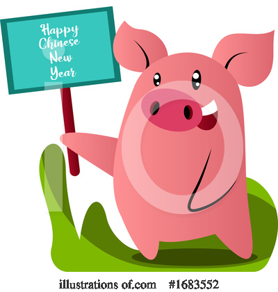Royalty-Free (RF) Pig Clipart Illustration by Morphart Creations - Stock Sample #1683552