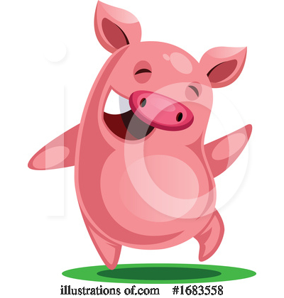 Royalty-Free (RF) Pig Clipart Illustration by Morphart Creations - Stock Sample #1683558