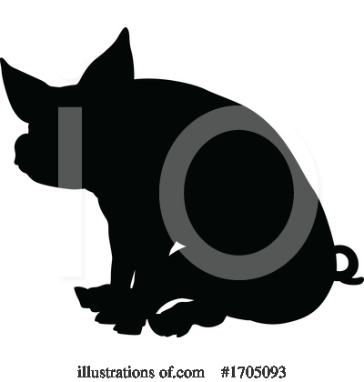Royalty-Free (RF) Pig Clipart Illustration by AtStockIllustration - Stock Sample #1705093