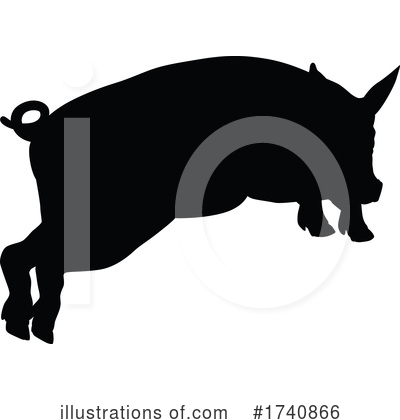 Royalty-Free (RF) Pig Clipart Illustration by AtStockIllustration - Stock Sample #1740866