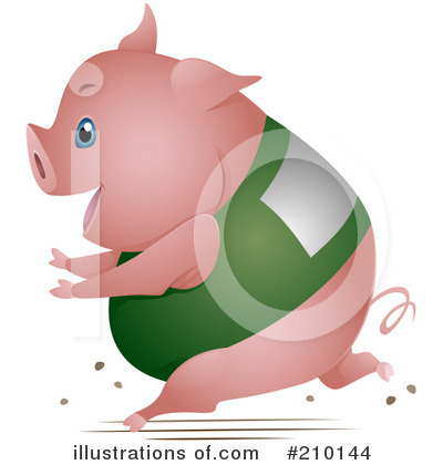 Pigs Clipart #210144 by BNP Design Studio