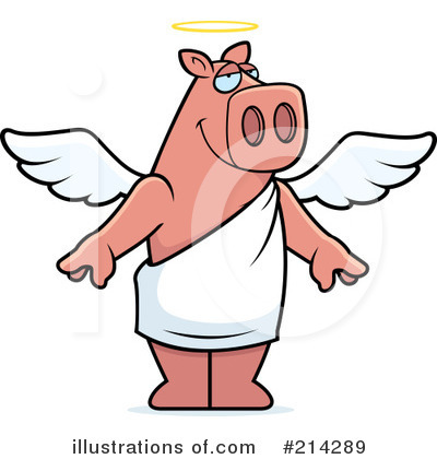 Royalty-Free (RF) Pig Clipart Illustration by Cory Thoman - Stock Sample #214289