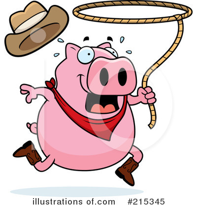 Royalty-Free (RF) Pig Clipart Illustration by Cory Thoman - Stock Sample #215345
