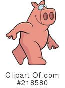 Pig Clipart #218580 by Cory Thoman
