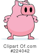 Pig Clipart #224042 by Cory Thoman