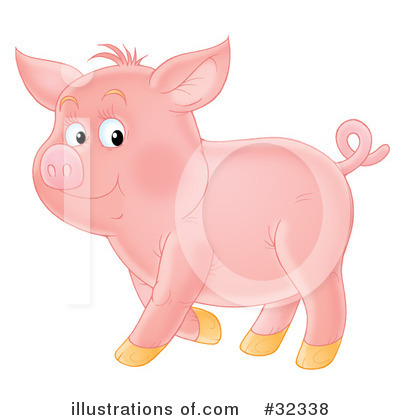 Pigs Clipart #32338 by Alex Bannykh