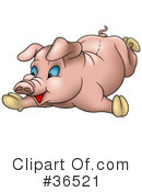 Pig Clipart #36521 by dero