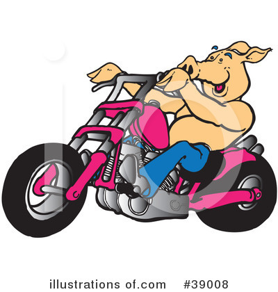 Motorcycle Clipart #39008 by Snowy