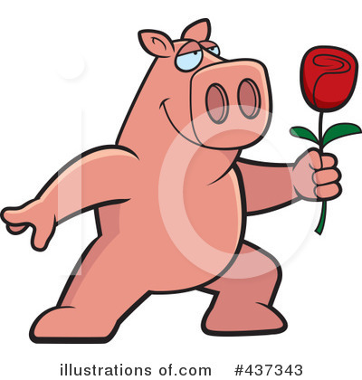 Royalty-Free (RF) Pig Clipart Illustration by Cory Thoman - Stock Sample #437343