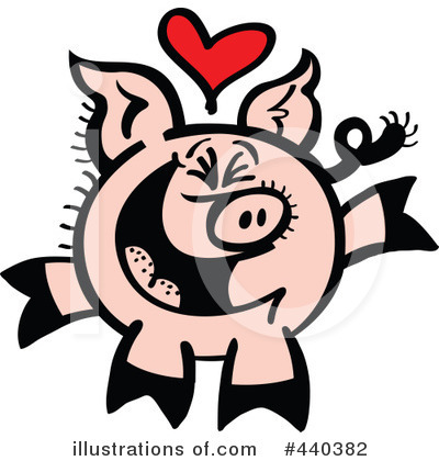 Pig Clipart #440382 by Zooco