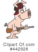Pig Clipart #442926 by toonaday