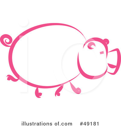Royalty-Free (RF) Pig Clipart Illustration by Prawny - Stock Sample #49181