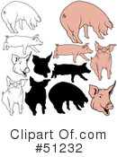 Pig Clipart #51232 by dero