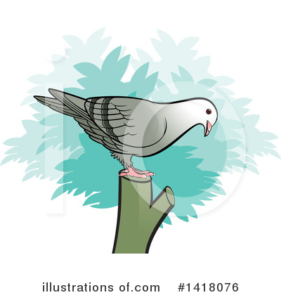 Royalty-Free (RF) Pigeon Clipart Illustration by Lal Perera - Stock Sample #1418076