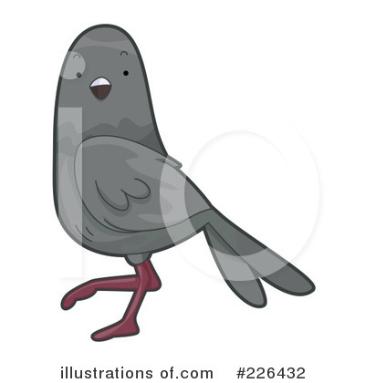 Royalty-Free (RF) Pigeon Clipart Illustration by BNP Design Studio - Stock Sample #226432