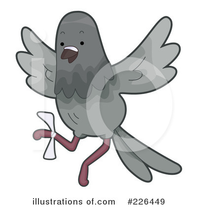 Royalty-Free (RF) Pigeon Clipart Illustration by BNP Design Studio - Stock Sample #226449