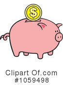 Piggy Bank Clipart #1059498 by Any Vector