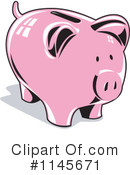 Piggy Bank Clipart #1145671 by patrimonio