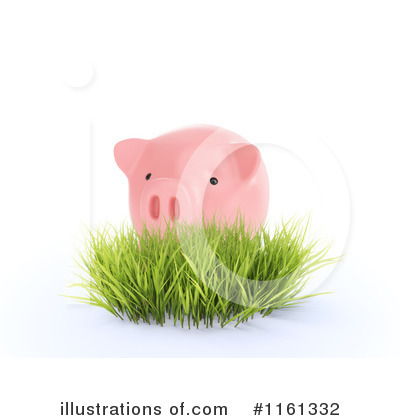 Royalty-Free (RF) Piggy Bank Clipart Illustration by Mopic - Stock Sample #1161332