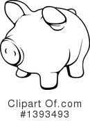 Piggy Bank Clipart #1393493 by dero