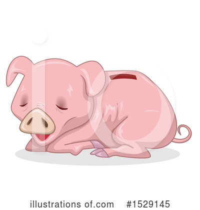 Royalty-Free (RF) Piggy Bank Clipart Illustration by BNP Design Studio - Stock Sample #1529145