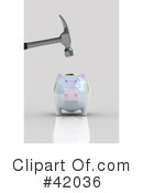 Piggy Bank Clipart #42036 by stockillustrations