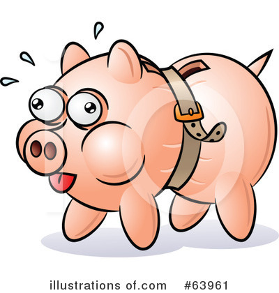 Piggy Bank Clipart #63961 by gnurf