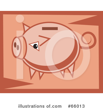 Royalty-Free (RF) Piggy Bank Clipart Illustration by Prawny - Stock Sample #66013
