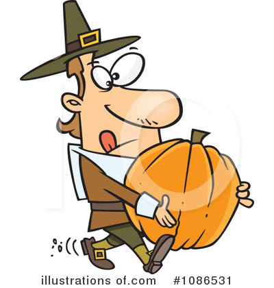 Pumpkin Clipart #1086531 by toonaday