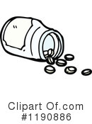 Pill Bottle Clipart #1190886 by lineartestpilot