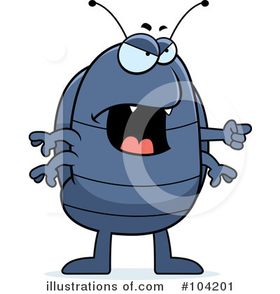 Royalty-Free (RF) Pill Bug Clipart Illustration by Cory Thoman - Stock Sample #104201