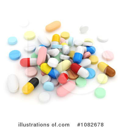 Royalty-Free (RF) Pill Clipart Illustration by BNP Design Studio - Stock Sample #1082678