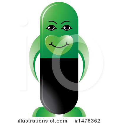 Royalty-Free (RF) Pill Clipart Illustration by Lal Perera - Stock Sample #1478362