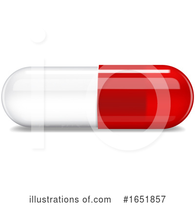 Royalty-Free (RF) Pill Clipart Illustration by Vector Tradition SM - Stock Sample #1651857
