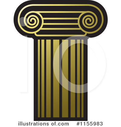 Royalty-Free (RF) Pillar Clipart Illustration by Lal Perera - Stock Sample #1155983