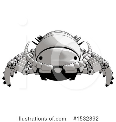 Royalty-Free (RF) Pillbug Robot Clipart Illustration by Leo Blanchette - Stock Sample #1532892