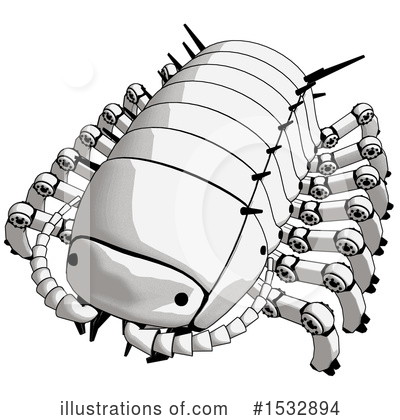 Royalty-Free (RF) Pillbug Robot Clipart Illustration by Leo Blanchette - Stock Sample #1532894