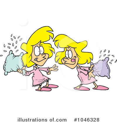 Siblings Clipart #1046328 by toonaday