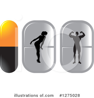 Royalty-Free (RF) Pills Clipart Illustration by Lal Perera - Stock Sample #1275028