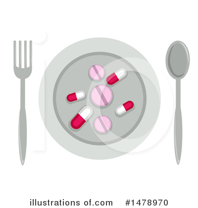 Royalty-Free (RF) Pills Clipart Illustration by BNP Design Studio - Stock Sample #1478970