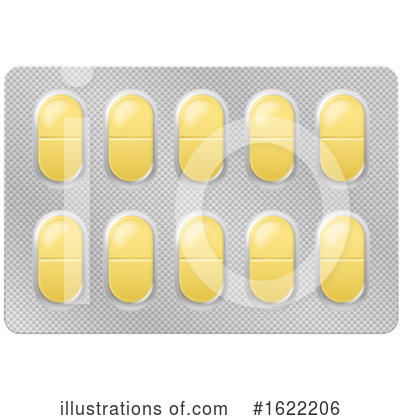 Royalty-Free (RF) Pills Clipart Illustration by Vector Tradition SM - Stock Sample #1622206