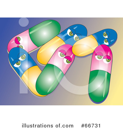 Royalty-Free (RF) Pills Clipart Illustration by Prawny - Stock Sample #66731