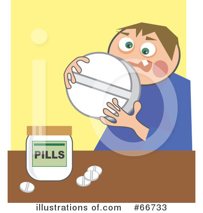 Royalty-Free (RF) Pills Clipart Illustration by Prawny - Stock Sample #66733