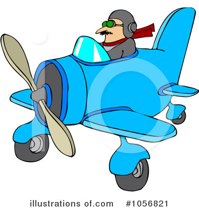 Royalty-Free (RF) Pilot Clipart Illustration by djart - Stock Sample #1056821