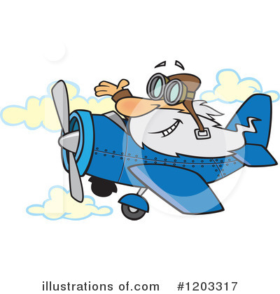 Flight Clipart #1203317 by toonaday