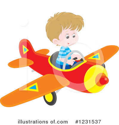 Royalty-Free (RF) Pilot Clipart Illustration by Alex Bannykh - Stock Sample #1231537