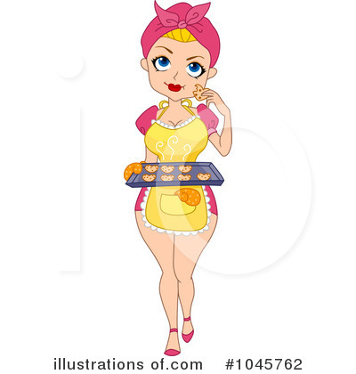 Royalty-Free (RF) Pin Up Clipart Illustration by BNP Design Studio - Stock Sample #1045762